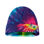 Rainbow Tie Dye Print Beanie