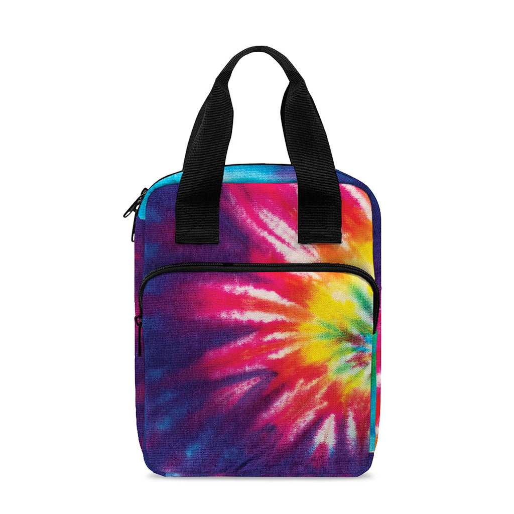 Rainbow Tie Dye Print Bible Tote Bag