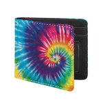 Rainbow Tie Dye Print Bifold Wallet
