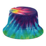 Rainbow Tie Dye Print Bucket Hat