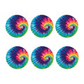 Rainbow Tie Dye Print Coaster Set