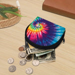 Rainbow Tie Dye Print Coin Purse