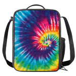 Rainbow Tie Dye Print Crossbody Lunch Bag