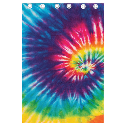 Rainbow Tie Dye Print Curtain