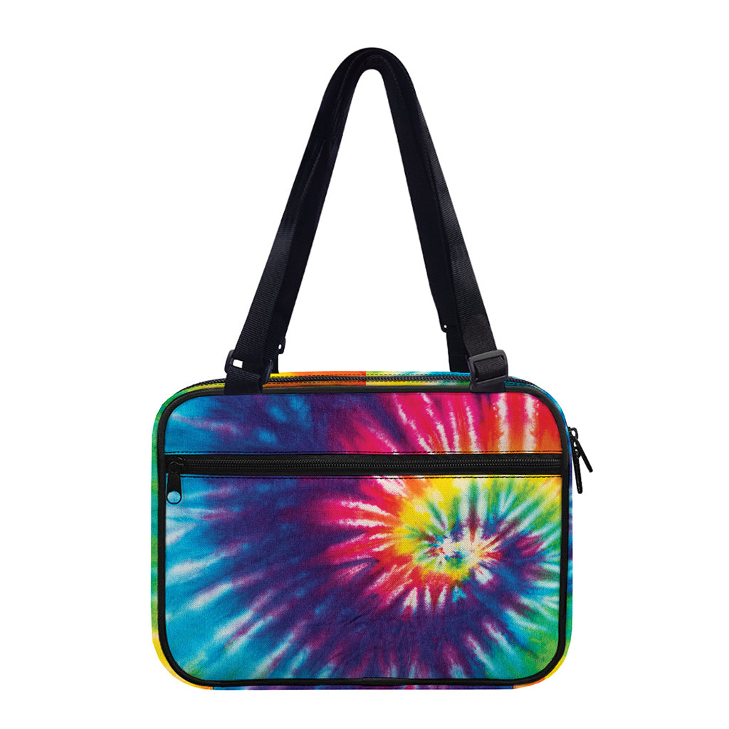 Rainbow Tie Dye Print Double Strap Bible Bag