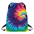 Rainbow Tie Dye Print Drawstring Backpack