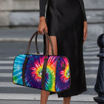 Rainbow Tie Dye Print Duffle Bag