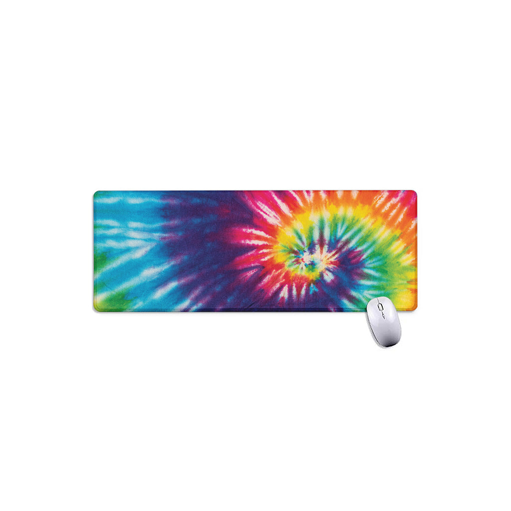 Rainbow Tie Dye Print Extended Mouse Pad