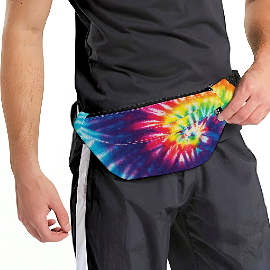 Rainbow Tie Dye Print Fanny Pack
