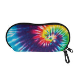 Rainbow Tie Dye Print Glasses Case