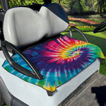 Rainbow Tie Dye Print Golf Cart Seat Cover
