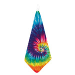 Rainbow Tie Dye Print Hand Towel