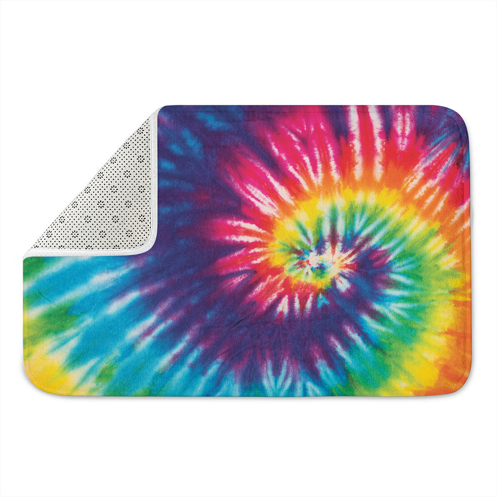Rainbow Tie Dye Print Indoor Door Mat