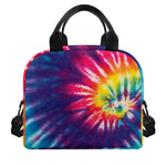 Rainbow Tie Dye Print Insulated Lunch Bag