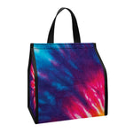 Rainbow Tie Dye Print Insulated Lunch Tote