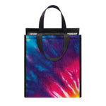 Rainbow Tie Dye Print Insulated Lunch Tote