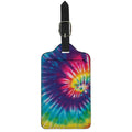 Rainbow Tie Dye Print Luggage Tag