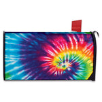Rainbow Tie Dye Print Mailbox Cover