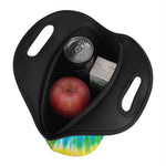 Rainbow Tie Dye Print Neoprene Lunch Bag