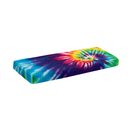 Rainbow Tie Dye Print Piano Keyboard Cover