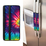 Rainbow Tie Dye Print Refrigerator Handle Covers