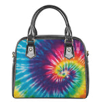 Rainbow Tie Dye Print Shoulder Handbag