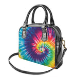 Rainbow Tie Dye Print Shoulder Handbag