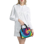Rainbow Tie Dye Print Shoulder Handbag