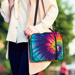 Rainbow Tie Dye Print Shoulder Strap Bible Bag