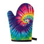 Rainbow Tie Dye Print Single Oven Mitt
