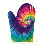 Rainbow Tie Dye Print Single Oven Mitt