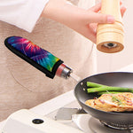 Rainbow Tie Dye Print Skillet Handle Cover