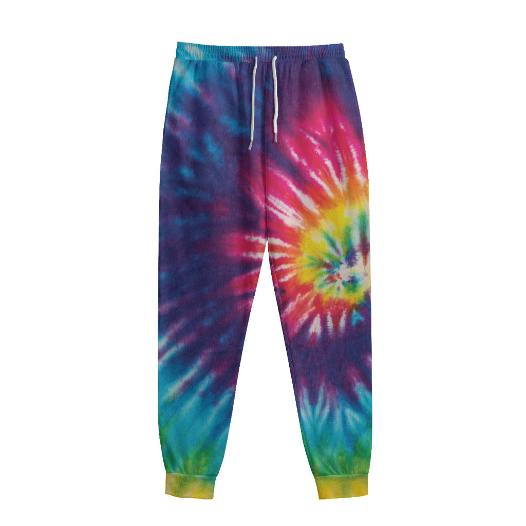 Rainbow Tie Dye Print Sweatpants