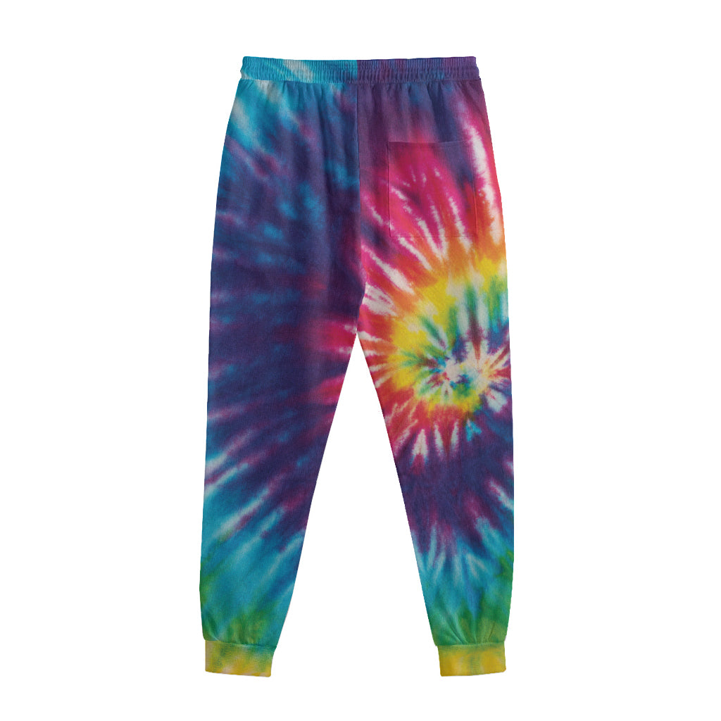 Rainbow Tie Dye Print Sweatpants