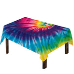 Rainbow Tie Dye Print Tablecloth