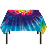Rainbow Tie Dye Print Tablecloth