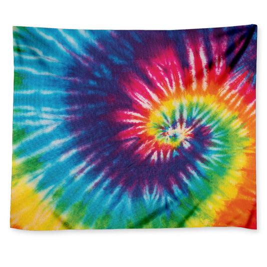 Rainbow Tie Dye Print Tapestry