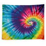 Rainbow Tie Dye Print Tapestry