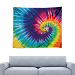 Rainbow Tie Dye Print Tapestry