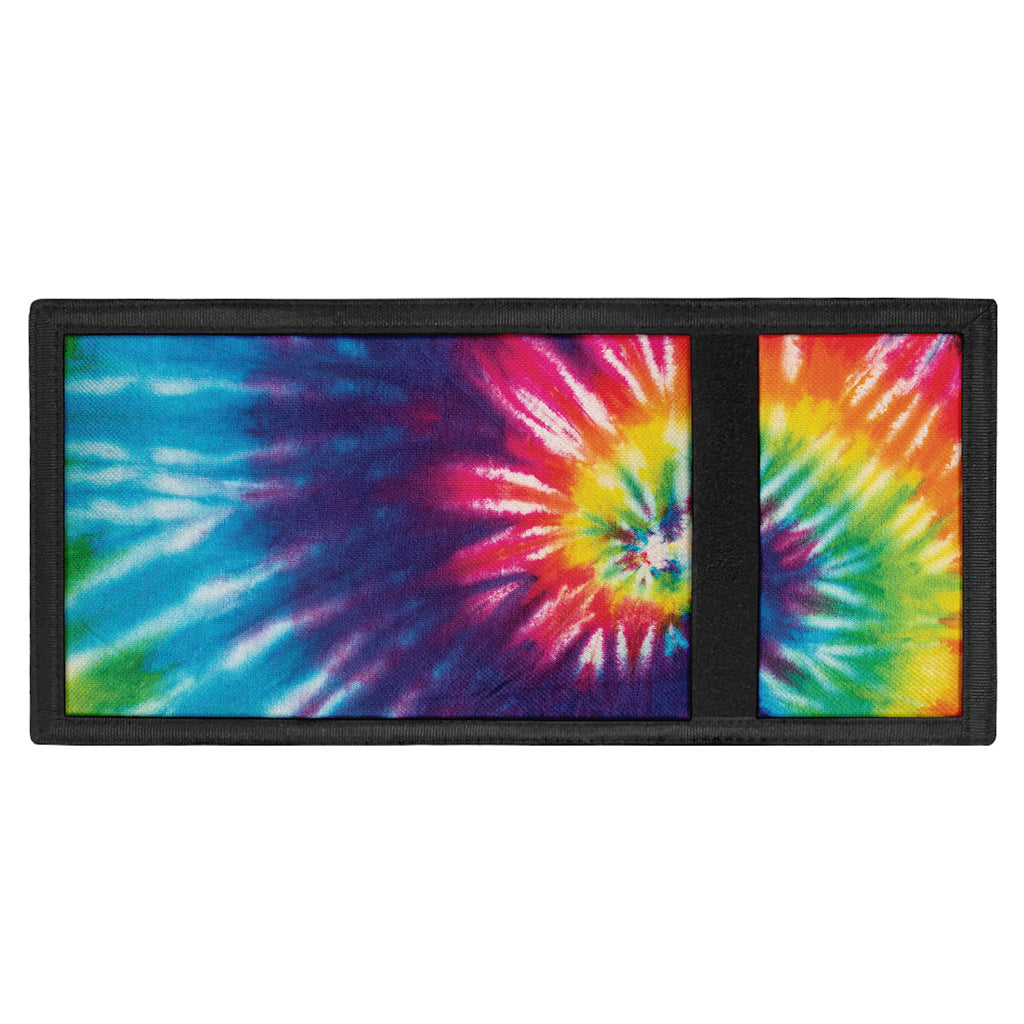 Rainbow Tie Dye Print Trifold Wallet