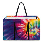 Rainbow Tie Dye Print Utility Tote Bag