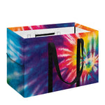 Rainbow Tie Dye Print Utility Tote Bag