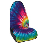 Rainbow Tie Dye Print Waterproof Car Seat Cover