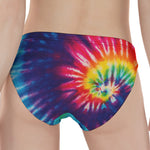 Rainbow Tie Dye Print Women's Panties