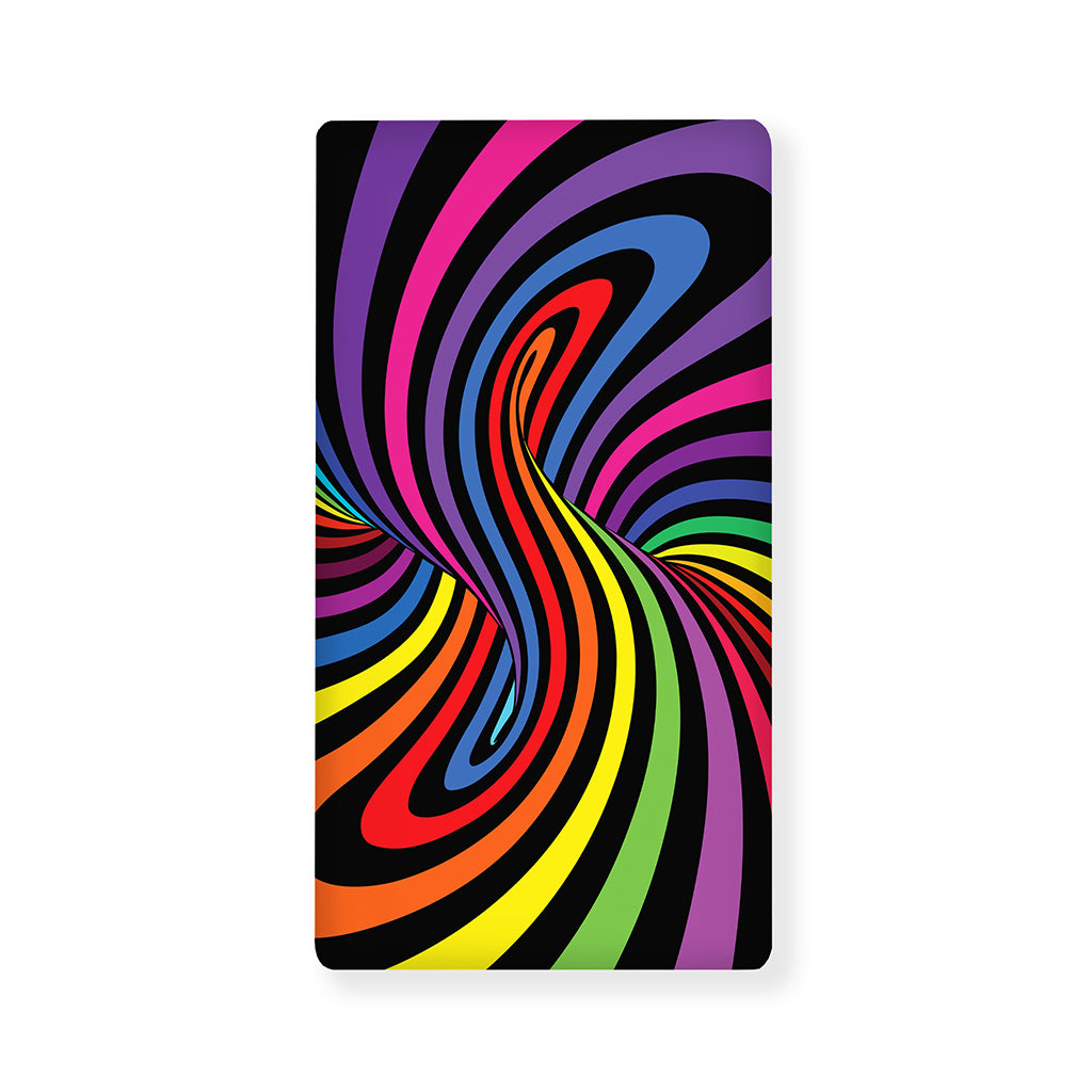 Rainbow Torus Psychedelic Print Baby Crib Sheet