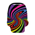 Rainbow Torus Psychedelic Print Baby Seat Cover