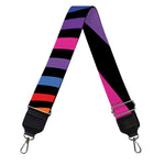 Rainbow Torus Psychedelic Print Bag Strap