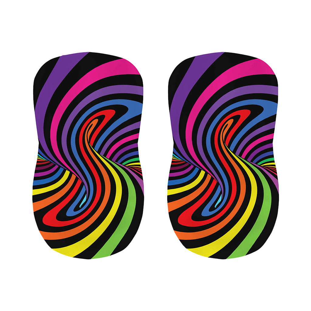 Rainbow Torus Psychedelic Print Bar Stool Covers