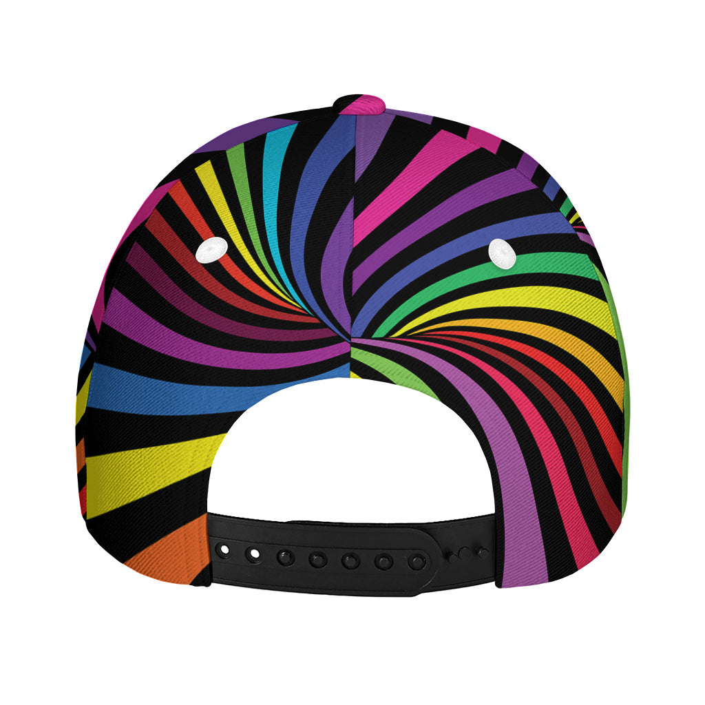 Rainbow Torus Psychedelic Print Baseball Cap