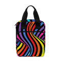 Rainbow Torus Psychedelic Print Bible Tote Bag